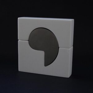 Cavatappi Nautilus opaco con custodia in Corian