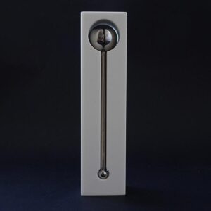 Apribottiglie Nuphar lucido con custodia in Corian